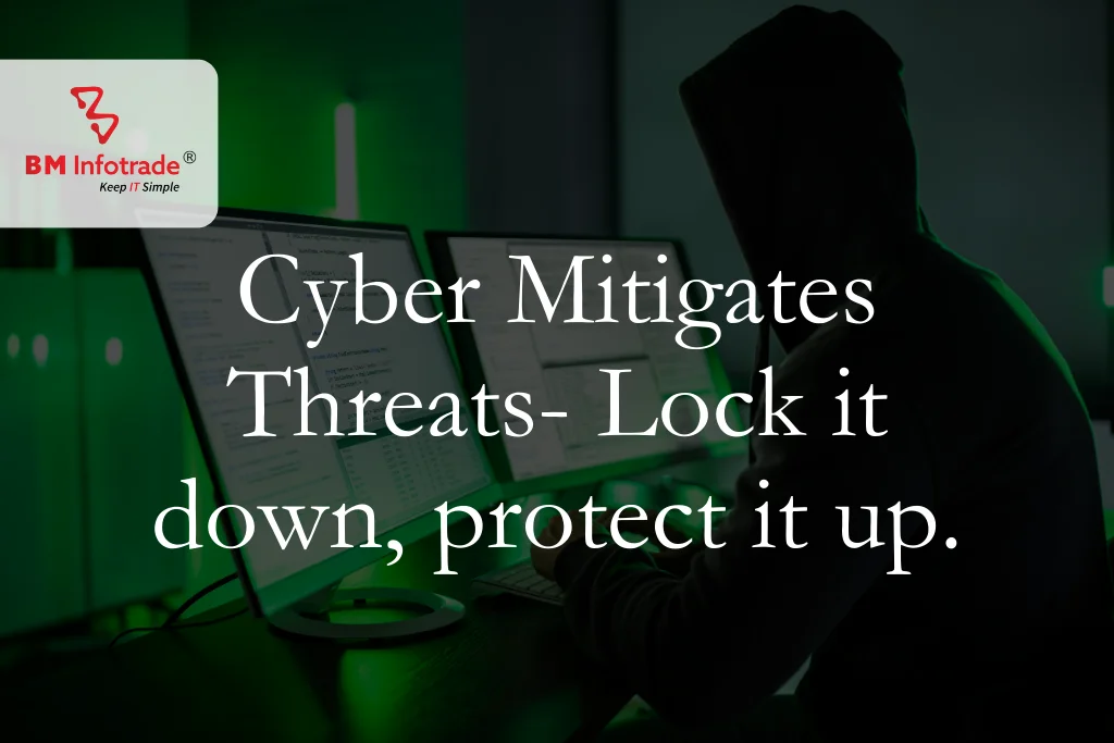 Cyber Mitigates Threats- Lock it down, protect it up.