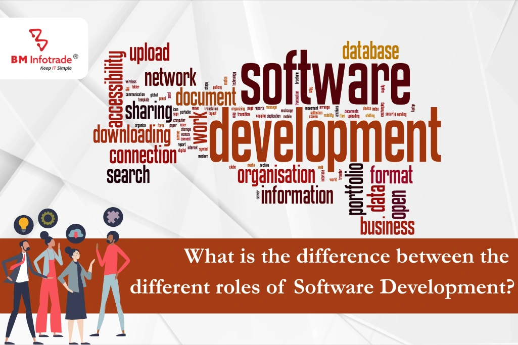 What is the difference between the different roles of software development?