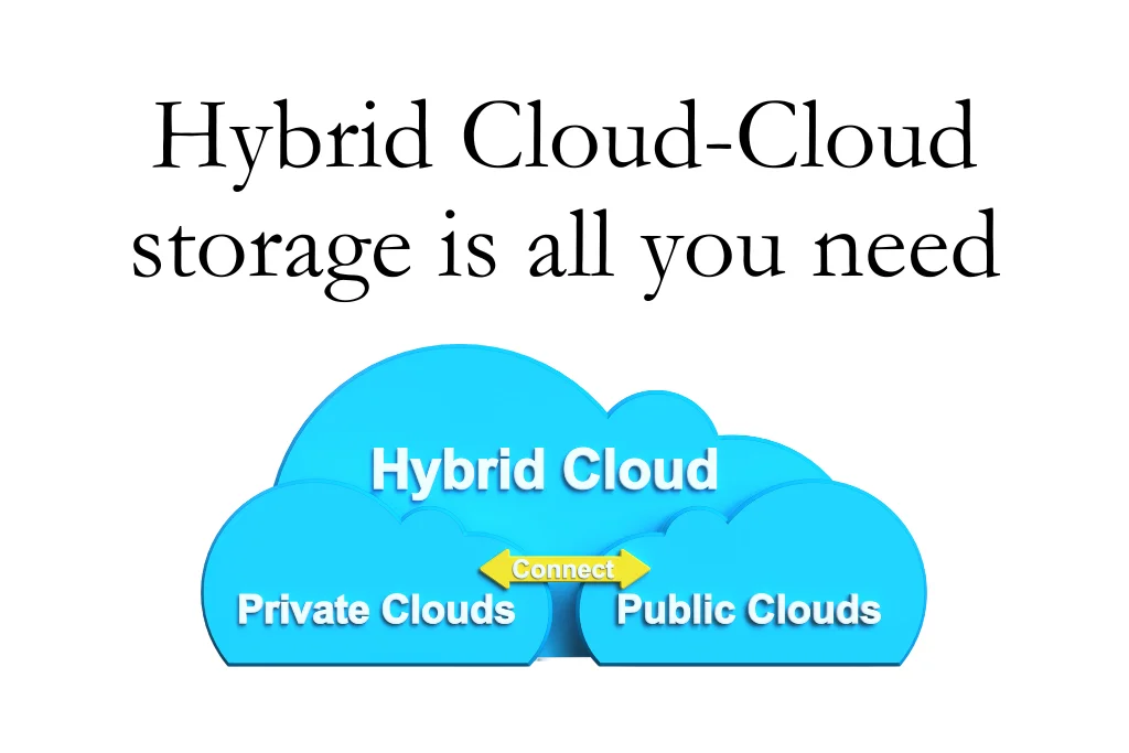 Hybrid Cloud-Cloud storage is all you need