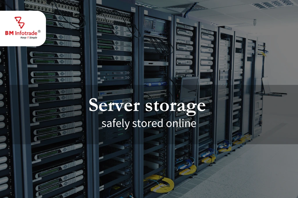 Server storage- safely stored online