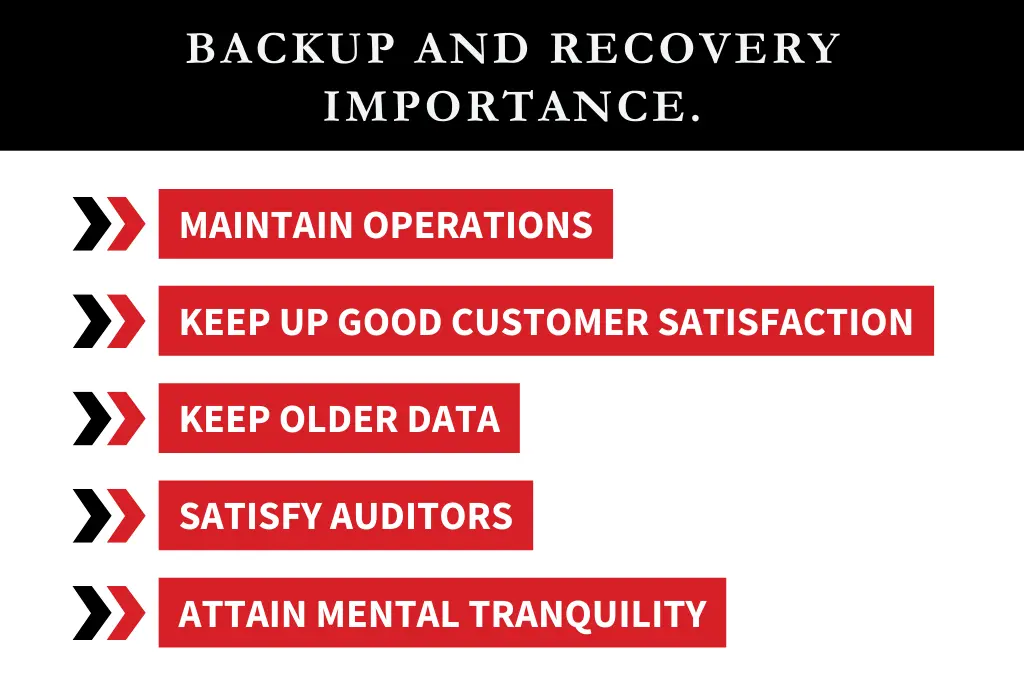 Why you need backup and recovery