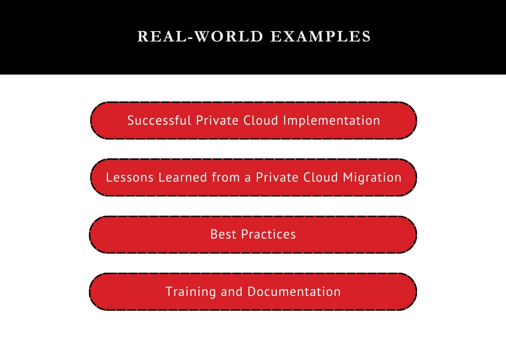 Private cloud real world examples